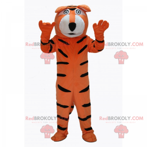 Mascotte de tigre orange - Redbrokoly.com