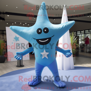 Blue Starfish maskot...