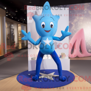 Blue Starfish maskot...
