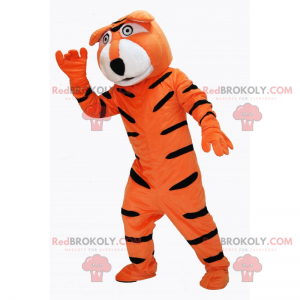 Mascotte de tigre orange - Redbrokoly.com