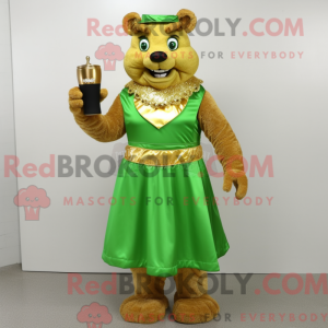 Maskottchenkostüm Goldenes...