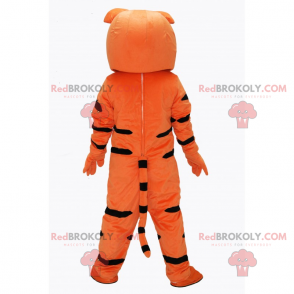 Oransje tiger maskot - Redbrokoly.com