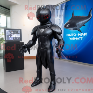 Postava maskota Black Manta...