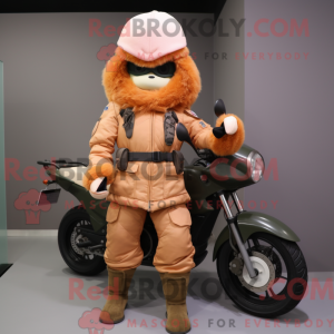 Peach Sniper mascot costume...