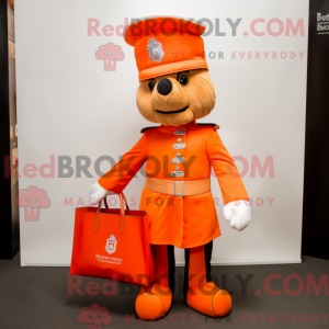 Oranje british Royal Guard...