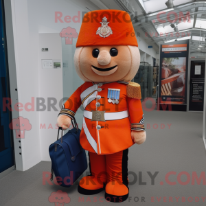 Orange britisk Royal Guard...