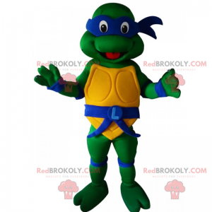 Maskot želvy ninja - Leonardo - Redbrokoly.com