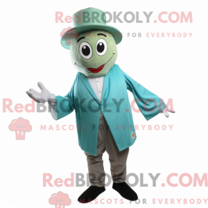 Teal Pesto Pasta mascot...