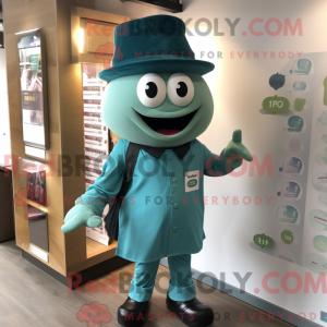 Teal Pesto Pasta mascot...