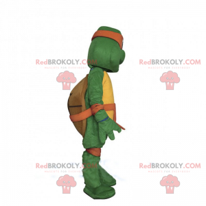 Teenage Mutant Ninja Turtles-mascotte - Michelangelo -