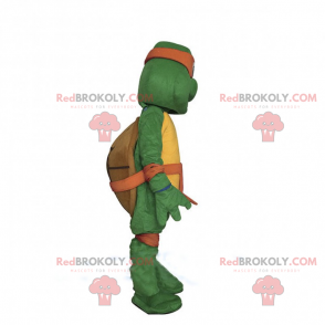 Maskot Michelangelo sköldpadda - Sköldpadda maskotar - REDBROKO_017004 - RedBrokoly.com