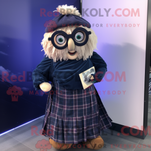 Navy Bagpipe mascot costume...