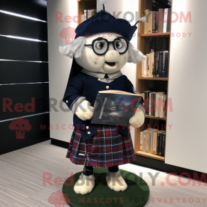 Navy Bagpipe mascot costume...