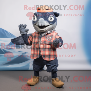 Figura de máscara de salmão...