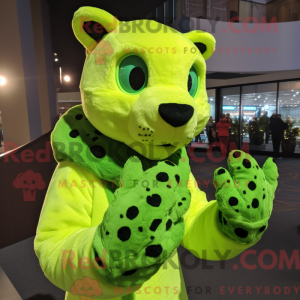 Lime Green Cheetah...