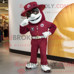 Maroon Horseshoe mascotte...