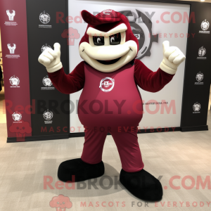 Máscara Maroon Horseshoe...