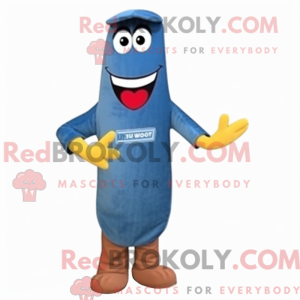 Blauwe hotdog...