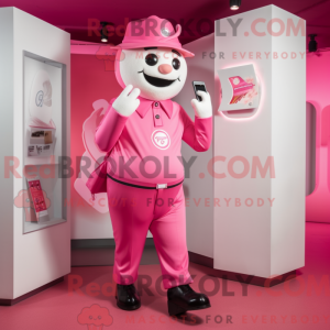 Disfraz de mascota de Pink...