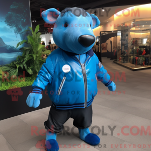 Costume mascotte de Tapir...