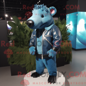 Costume mascotte de Tapir...