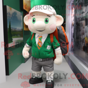 Irsk Flag maskot kostume...