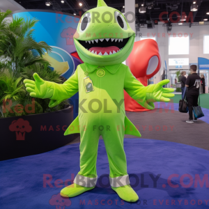 Lime Green Shark...