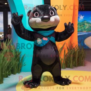 Costume mascotte de loutre...