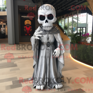 Costume mascotte de crâne d...