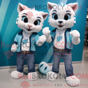 Disfraz de mascota Cyan...