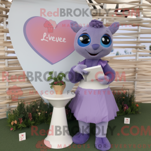 Lavender Love Letter mascot...