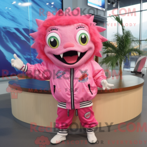 Costume mascotte de Piranha...