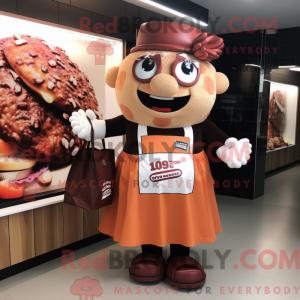 Bbq Ribs maskot kostume...