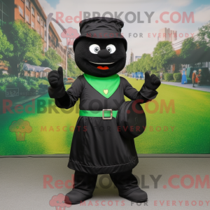 Black Leprechaun Hat mascot...