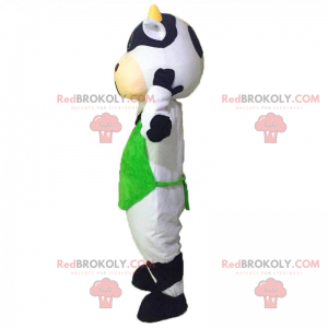 Mascota de vaca con delantal - Redbrokoly.com