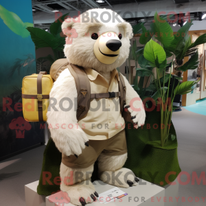 Disfraz de mascota del oso...
