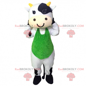 Mascotte della mucca con il grembiule - Redbrokoly.com