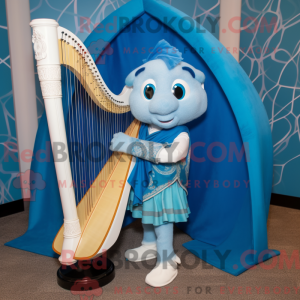 Himmelblå Celtic Harpe...