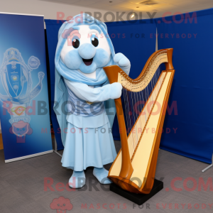 Himmelblå Celtic Harpe...