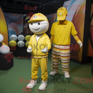 Mascotte de balle de golf...