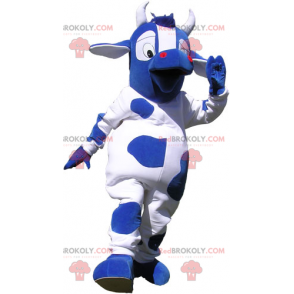 Mascote da vaca azul - Redbrokoly.com