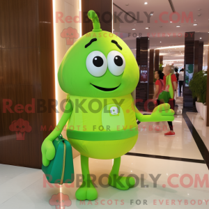 Lime Green Pendant mascot...