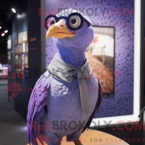 Lavender Guinea Fowl mascot...