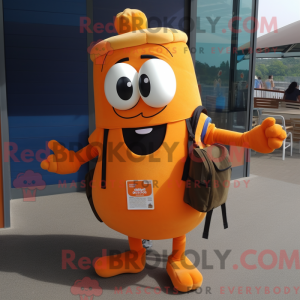 Orange Moussaka mascot...