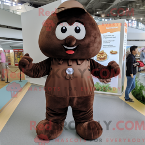 Disfraz de mascota de Brown...
