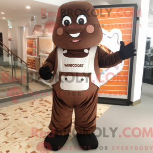 Disfraz de mascota de Brown...