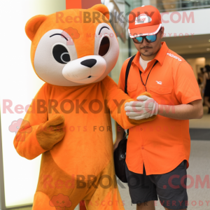 Máscara de dragão Orange...
