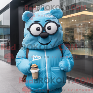 Disfraz de mascota Sky Blue...
