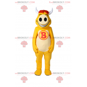 Mascotte de vachette jaune - Redbrokoly.com