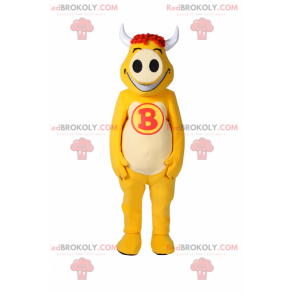 Mascotte de vachette jaune - Redbrokoly.com
